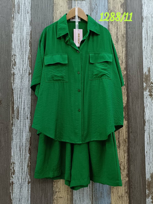 Casual Two Piece Shorts Sets